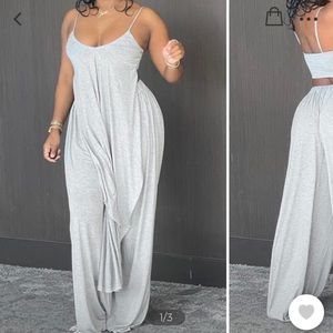 Two piece gray outfit